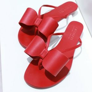 Aminah Abdul Jillil Bow Flip Flops